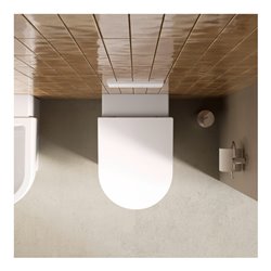 Duravit Stand-WC Balcoon 37x54cm, 4,5 l, riml, Abg wa, we. s-matt