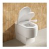 Duravit Stand-WC Balcoon 37x54cm, 4,5 l, riml, Abg wa, we. s-matt