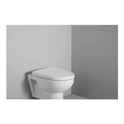 Duravit WC-Sitz D-shaped m Abs, abn., 45,7cm, Uni, Scha. ES, we.
