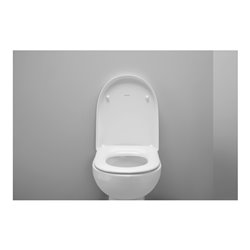 Duravit WC-Sitz D-shaped m Abs, abn., 45,7cm, Uni, Scha. ES, we.