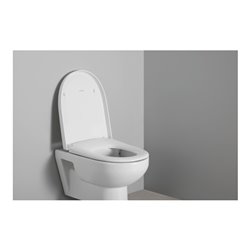 Duravit WC-Sitz D-shaped m Abs, abn., 45,7cm, Uni, Scha. ES, we.