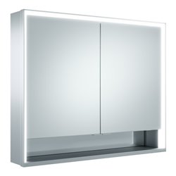 Keuco Spanplattenschraube kurze Türen Royal Lumos 90x73,5x16cm, m Abl, WV, Hz, si-elox