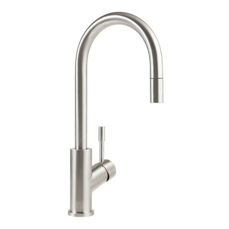 V&B Spültisch-Einhebelmischer Umbrella Flex 11,5 l/min, ausziehbar, edelstahl massiv