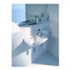 Duravit Handwaschbecken Starck 3 40x26cm, HL re, m ÜL, Hahnlochbank, weiß