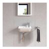 Duravit Handwaschbecken Starck 3 40x26cm, HL re, m ÜL, Hahnlochbank, weiß