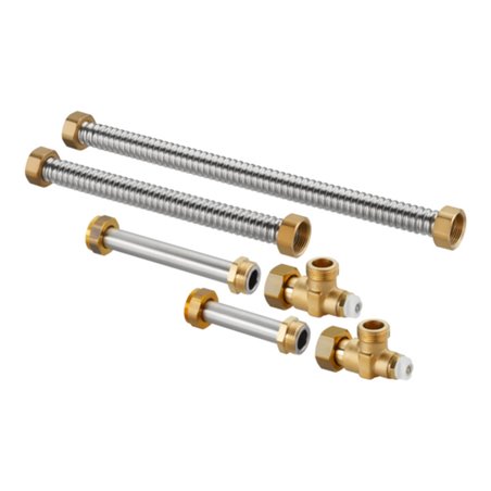 Oventrop Kugelhahnanschluss-Set Spül- u Montagebrücke, für Regudis W-HTE