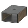 Duravit Box XSquare 10x16cm, f Spanplattenschraube, m D., Nussbaum massiv