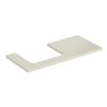 Geberit Waschtisch-Platte One 105x3x47cm, sand-grau/l hg, Ausschn li