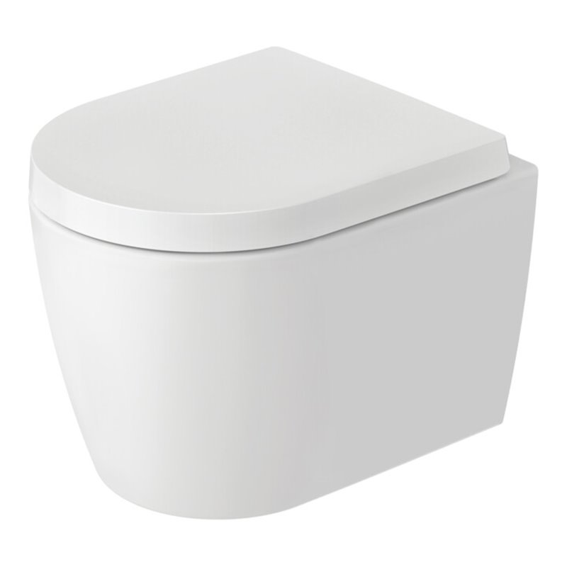 Duravit Wand-WC, Tiefspüler Com Me by Starck 37x48cm, 4,5 l, riml, w s-matt HygGlaze