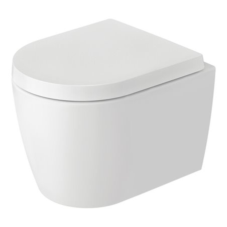 Duravit Wand-WC, Tiefspüler Com Me by Starck 37x48cm, 4,5 l, riml, w s-matt HygGlaze