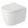 Duravit Wand-WC, Tiefspüler Com Me by Starck 37x48cm, 4,5 l, riml, w s-matt HygGlaze