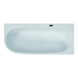 Hoesch Whirlpool iSensi Eck 1800x800 Monolith re. mit Überlauf, System iSensi Weiß