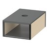 Duravit Box XSquare 10x16cm, f Spanplattenschraube, mit Deckel, Ahorn massiv