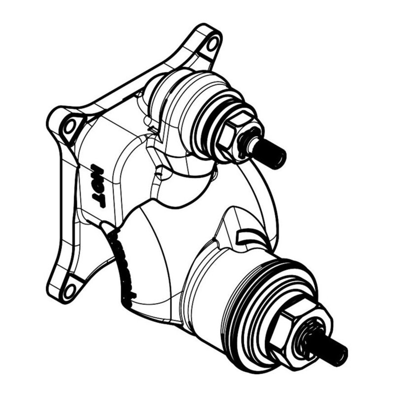 Hansgrohe Funktionsblock kpl. MTC 90 Grad