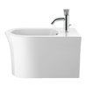 Duravit Wand-Bidet White Tulip 37x54cm, m HL, ÜL, Hahnlochbank, weiß