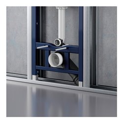 Duravit WC-Element Basic DuraSystem 115cm, Trockenbau, mechanisch, vorne