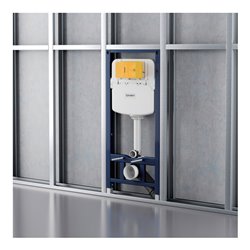 Duravit WC-Element Basic DuraSystem 115cm, Trockenbau, mechanisch, vorne