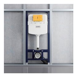 Duravit WC-Element Basic DuraSystem 115cm, Trockenbau, mechanisch, vorne