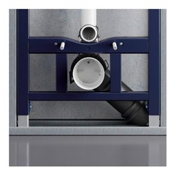 Duravit WC-Element Basic DuraSystem 115cm, Trockenbau, mechanisch, vorne