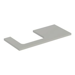 Geberit Waschtisch-Platte One 105x3x47cm, greige/lackiert m, AS li