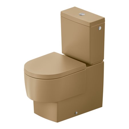 Duravit Stand-WC Balcoon 37x65cm, 4,5 l, riml, Abg wa, Clay te ma