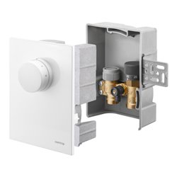 Oventrop Temperaturregler Unibox TQ-RTL weiß, für Raum- und Rücklauf