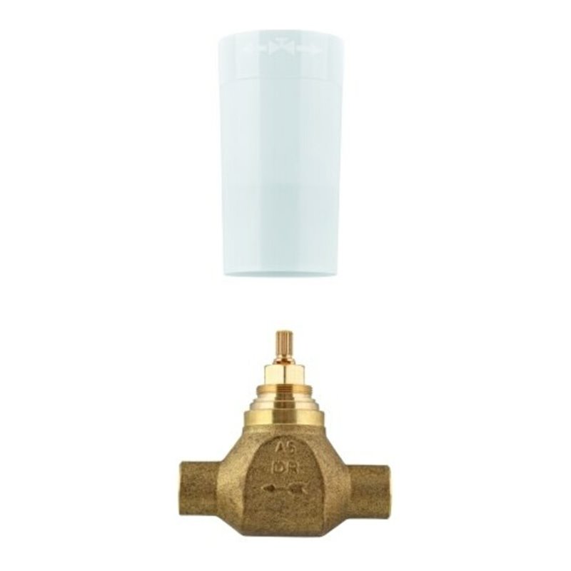 Grohe UP-Ventil-Unterteil 3/4', Lötanschl. 1,8cm, vormont. Obert.