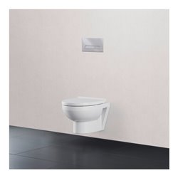 Duravit Betätigungsplatte DuraSystem aufgeset., mech., f WC Bet 100, ch hgl