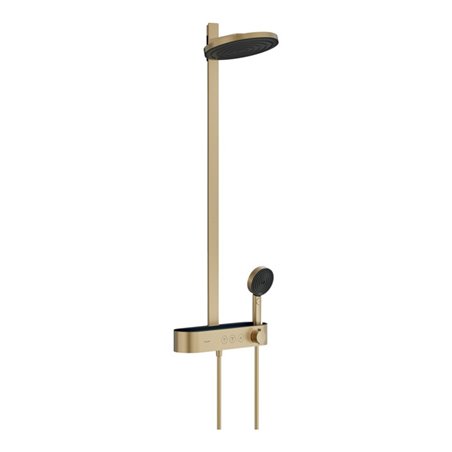 hansgrohe Brause-Set Pulsify S mit Thermostat, brushed bronze