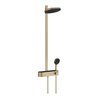 hansgrohe Brause-Set Pulsify S mit Thermostat, brushed bronze