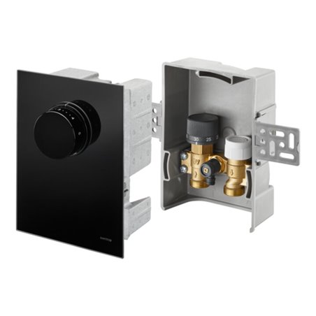 Oventrop Rücklauftemperaturregelung Unibox T RTL ESG sw, m Vtl., Thermostat u RL-Temp.-Begr.