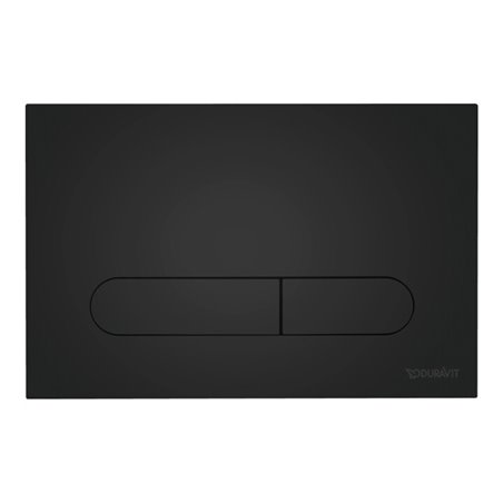Duravit Betätigungsplatte DuraSystem aufgesetzt, für WC Beta, schwarz matt