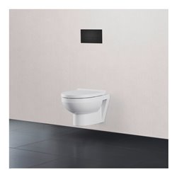 Duravit Betätigungsplatte DuraSystem aufgesetzt, für WC Beta, schwarz matt