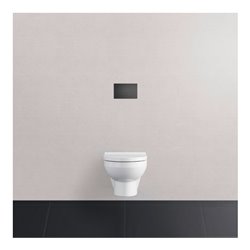 Duravit Betätigungsplatte DuraSystem aufgesetzt, für WC Beta, schwarz matt