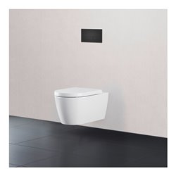 Duravit Betätigungsplatte DuraSystem aufgesetzt, für WC Beta, schwarz matt