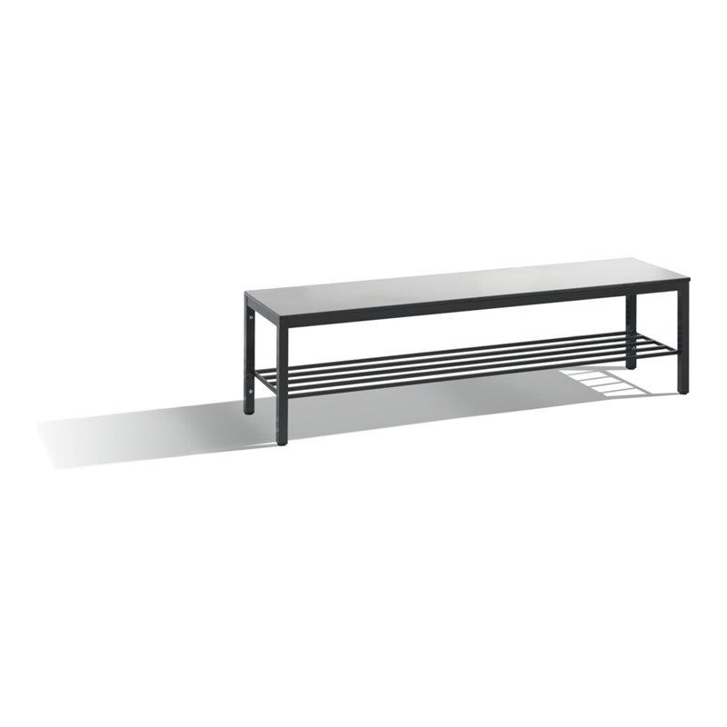 C+P Sitzbank, Basic Plus, H401xB1500xT353mm, Gestell Schwarzgrau