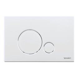 Duravit Betätigungsplatte DuraSystem aufgesetzt, für WC Beta, weiß