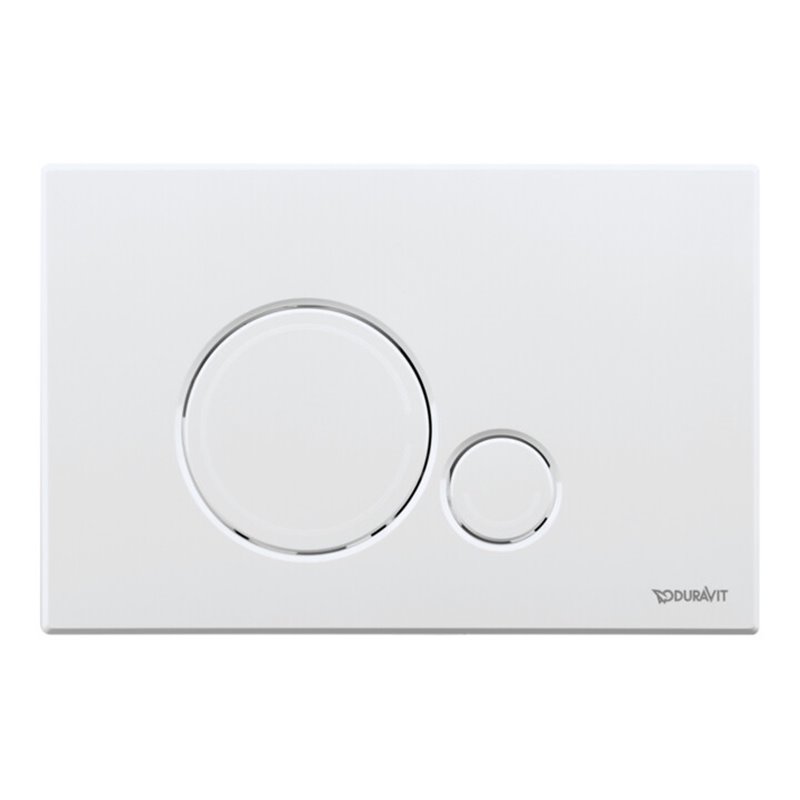 Duravit Betätigungsplatte DuraSystem aufgesetzt, für WC Beta, weiß