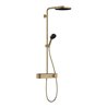 hansgrohe Brause-Set Pulsify S mit Thermostat, brushed bronze