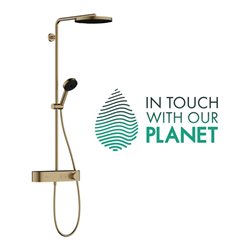 hansgrohe Brause-Set Pulsify S mit Thermostat, brushed bronze
