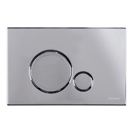Duravit Betätigungsplatte DuraSystem aufgesetzt, für WC Beta, chrom hochglanz