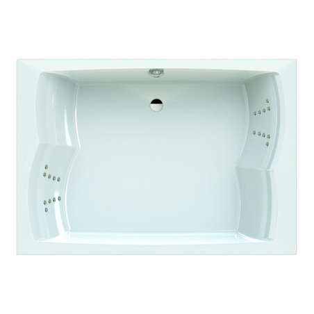 Hoesch Whirlpool Largo 3692&Tergum for 2 Whirl weiß/verchromt/Motor re./li.