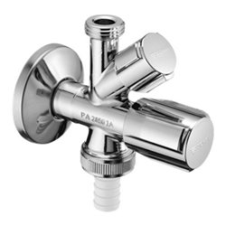 Schell Kombi-Eckventil COMFORT G 1/2 AG, m RV, lg Sch, SV, verchromt