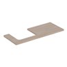 Geberit Waschtisch-Platte One 120x3x47cm, Eiche/Mela Holz, Ausschn li