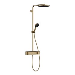 hansgrohe Brause-Set Pulsify S mit Thermostat, brushed bronze