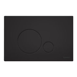 Duravit Betätigungsplatte DuraSystem aufgesetzt, für WC Beta, schwarz matt