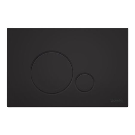 Duravit Betätigungsplatte DuraSystem aufgesetzt, für WC Beta, schwarz matt