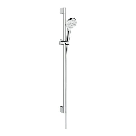hansgrohe Brause-Set Crometta EcoSmart 9 l/min, weiß/chrom, 959mm Brausestange