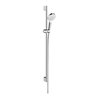 hansgrohe Brause-Set Crometta EcoSmart 9 l/min, weiß/chrom, 959mm Brausestange