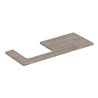 Geberit Waschtisch-Platte One 120x3x47cm, N hick./Mela Holz, AS li